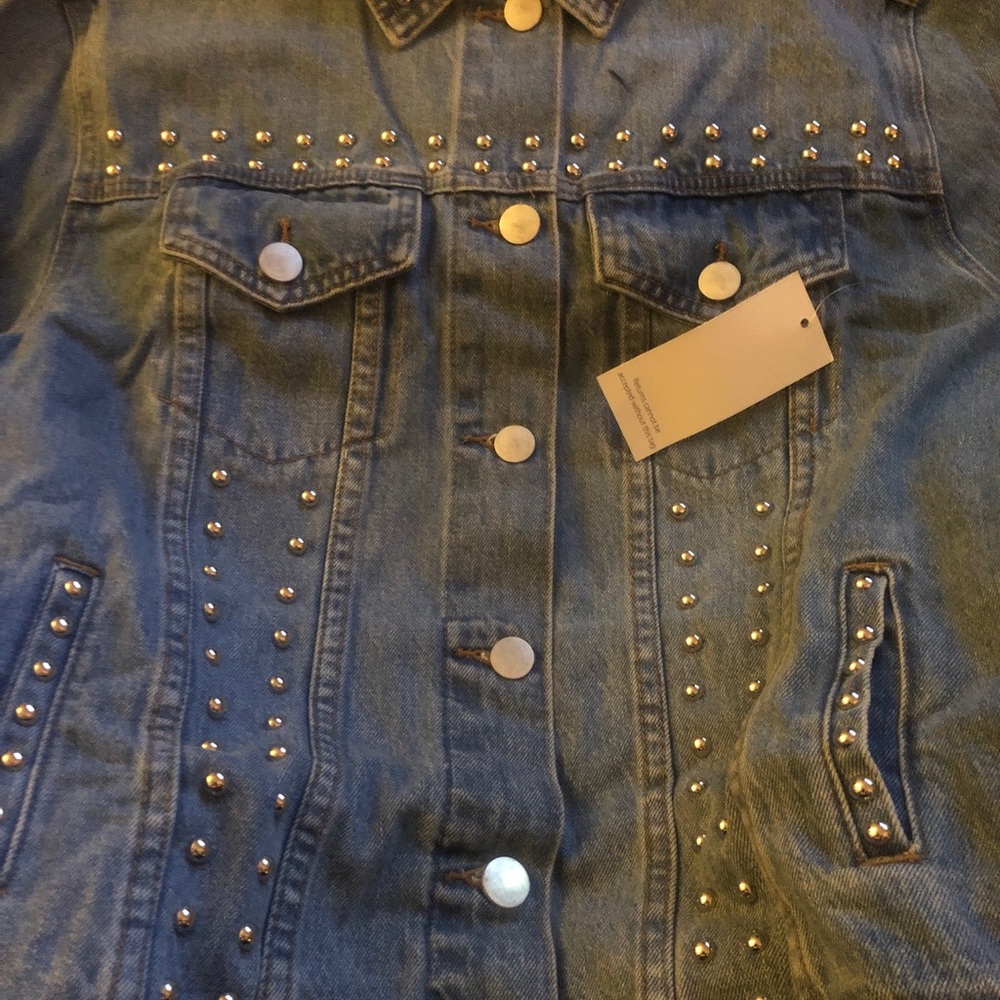 New - Women’s Small Studded Jeans Jacket